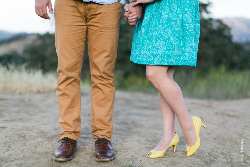 malibu engagement photography los angeles wedding photographer candid indie field mountains wildflowers-1133