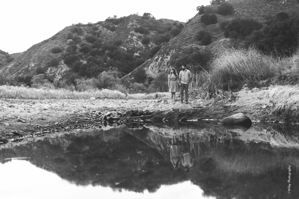malibu engagement photography los angeles wedding photographer candid indie field mountains wildflowers-1170