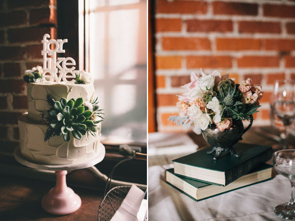 J Wiley Photography Los Angeles Wedding Photographer Carondelet House Downtown Urban DIY Indie Nontraditional Mismatched Library Books-402