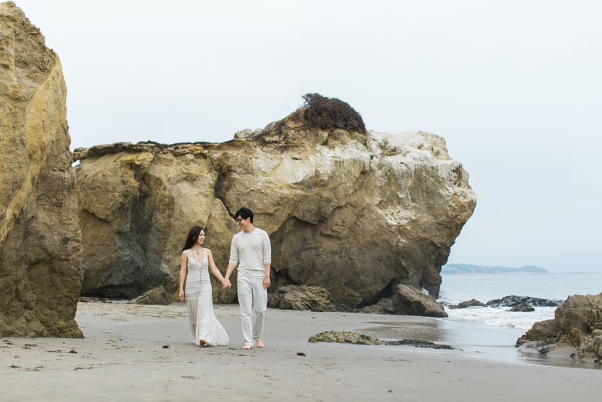 El Matador Beach Wedding Photographer Engagement Los Angeles Boho Bohemian Hipster-1008