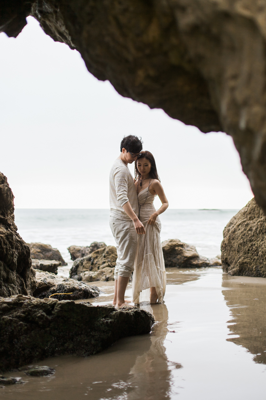 El Matador Beach Wedding Photographer Engagement Los Angeles Boho Bohemian Hipster-1014