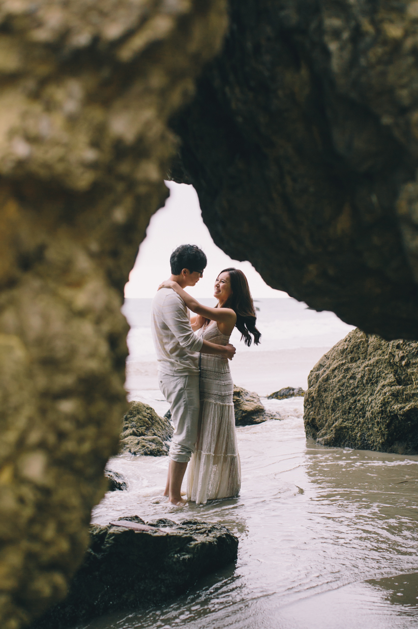 El Matador Beach Wedding Photographer Engagement Los Angeles Boho Bohemian Hipster-1015