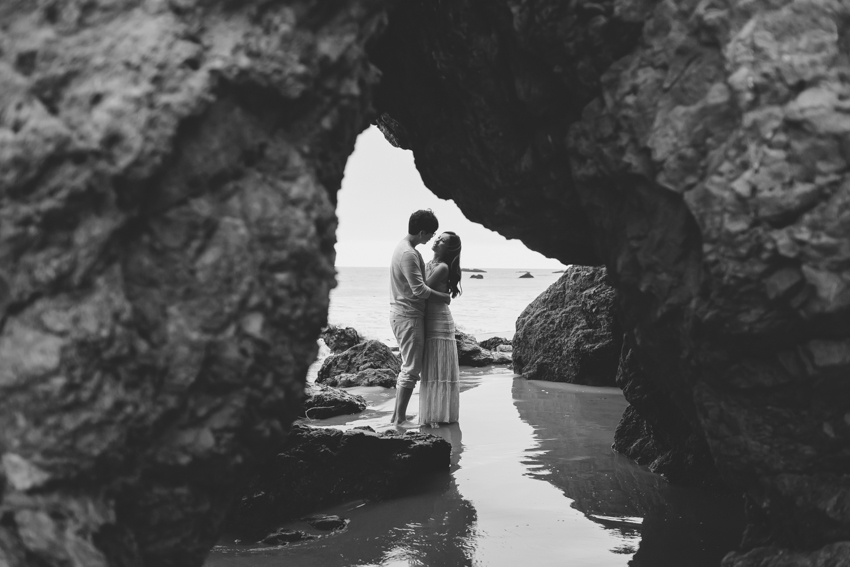 El Matador Beach Wedding Photographer Engagement Los Angeles Boho Bohemian Hipster-1016