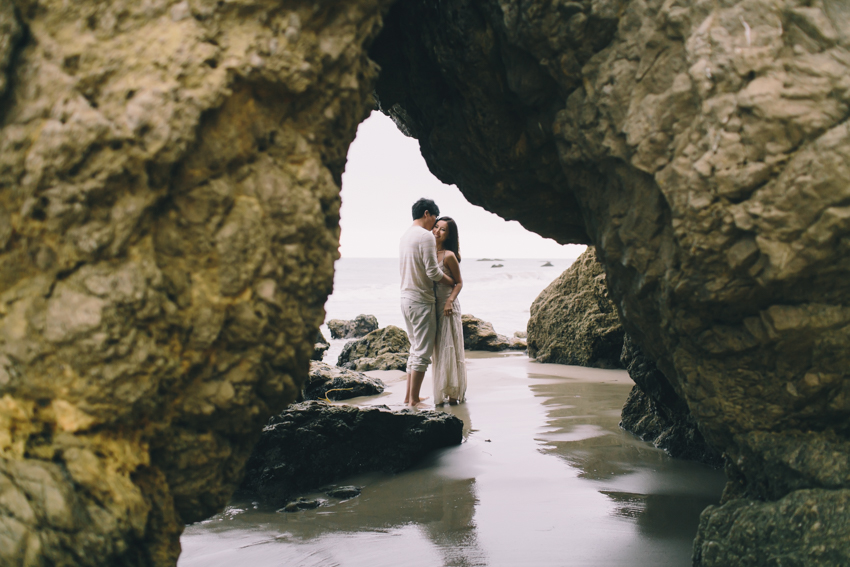 El Matador Beach Wedding Photographer Engagement Los Angeles Boho Bohemian Hipster-1017