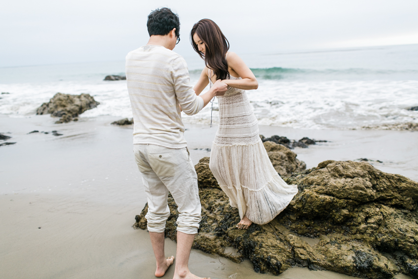 El Matador Beach Wedding Photographer Engagement Los Angeles Boho Bohemian Hipster-1021