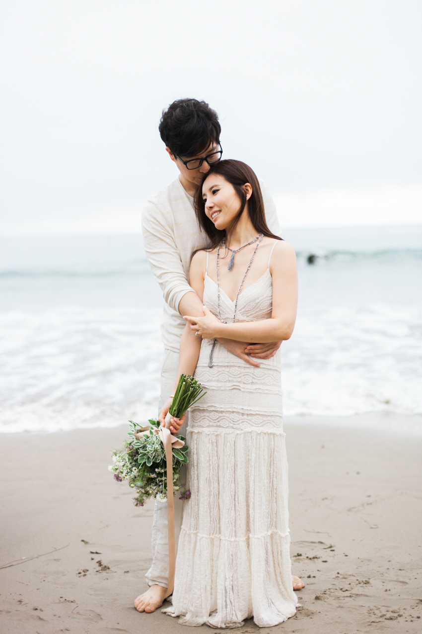 Magnolia + Andrew: El Matador Beach Engagement: Los Angeles Wedding ...