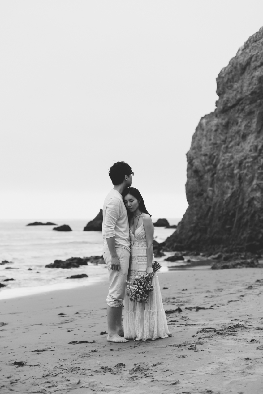 El Matador Beach Wedding Photographer Engagement Los Angeles Boho Bohemian Hipster-1032